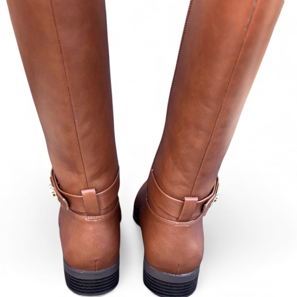 CHARTER CLUB Ladies Johannes Knee-high Boots in Cognac Size 6.5  LIKE NEW!!! - Picture 5 of 8